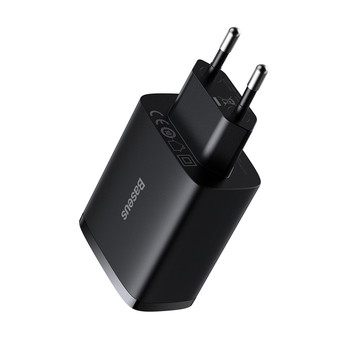 Chargeur mural compact 3xUSB - 17W noir – Image 2
