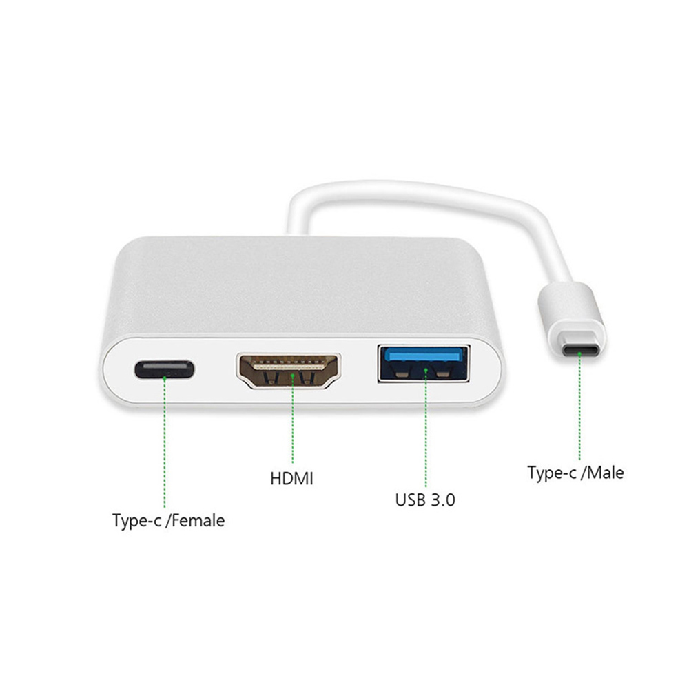Adapter - Type C to HDMI, USB, Type C – Image 2