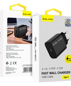 Alternative view of Chargeur mural BC-1 - Type C noir